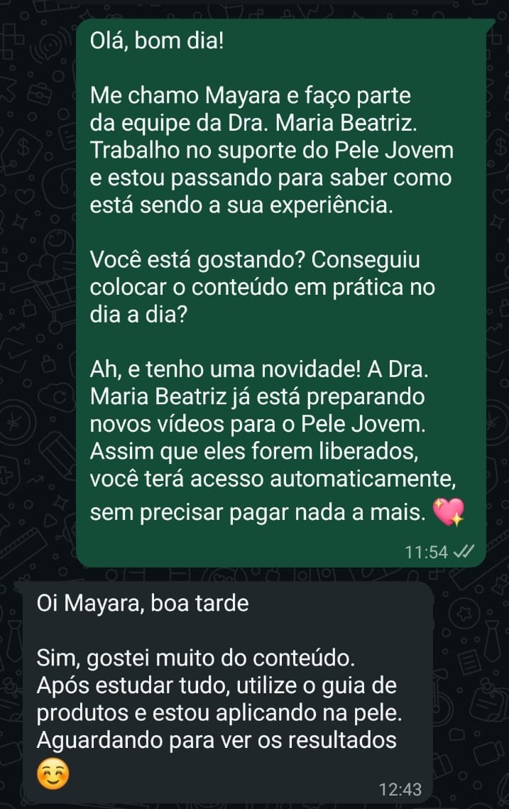 Depoimento de aluna — Rotina aplicada na prática
